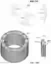 Fig. 15 - Shapeable bundles of slidably-interlocked extrusions for architectural or other construction components