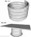 Fig. 18 - Shapeable bundles of slidably-interlocked extrusions for architectural or other construction components