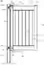 Fig. 01 - Fence gate assembly, fence gate kit, system and methods of manufacturing thereof