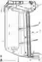 Fig. 12 - Telecommunications panel assembly with movable adapters