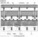 Fig. 12 - Image display device with frame region transistor control line including stacked line layers