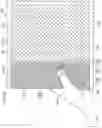 Fig. 20 - Display device with detection of fold by number and size of touch areas