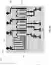 Fig. 12 - Memory device using comb-like routing structure for reduced metal line loading