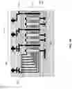 Fig. 14 - Memory device using comb-like routing structure for reduced metal line loading