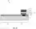 Fig. 11 - Alignment through topography on intermediate component for memory device patterning