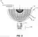 Fig. 09 - Lens with concentric hemispherical refractive structures