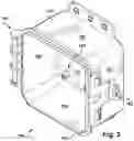 Fig. 03 - Enclosure and face plate support member for use with the enclosure
