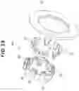 Fig. 27 - Polyphase claw pole motor and stator of the polyphase claw pole motor