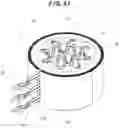Fig. 31 - Polyphase claw pole motor and stator of the polyphase claw pole motor