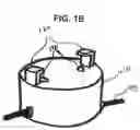 Fig. 03 - Electronic lighting apparatus with wireless connectability to a base for wireless power transmission and secure mounting