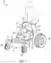 Fig. 02 - Stand-on debris blower and deflector assembly for same