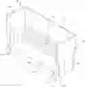 Fig. 01 - Seat with privacy screen