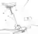 Fig. 01 - STOWABLE EXERCISE CHAIR FOR STANDING DESKS