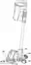 Fig. 16 - Cleaning head for a surface treatment apparatus having one or more stabilizers and surface treatment apparatus having the same