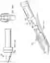 Fig. 10 - Multi-suture knotless anchor for attaching tissue to bone and related method