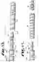 Fig. 21 - Pivotal bone anchor assembly with snap in place insert