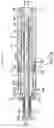 Fig. 07 - Ablation catheter with dedicated fluid paths and needle centering insert