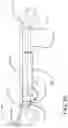 Fig. 12 - Light weight self-contained articulating assembly for bed frame mounting