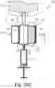 Fig. 35 - MULTIPLE CHAMBER DECONTAMINATION DEVICE WITH A STERILIZING SUBSTANCE