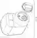Fig. 07 - Food-safe, washable interface for exchanging tools