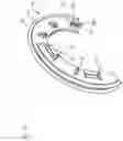 Fig. 10 - Emergency operation attachment for a vehicle wheel