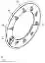 Fig. 14 - Emergency operation attachment for a vehicle wheel