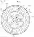 Fig. 22 - Emergency operation attachment for a vehicle wheel