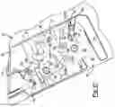 Fig. 10 - Seating arrangement having a reclinable seat back