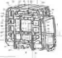 Fig. 01 - Reinforcement structure for the back face of a vehicle compartment
