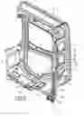Fig. 06 - Reinforcement structure for the back face of a vehicle compartment