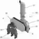 Fig. 01 - Takeout mechanism for machines for forming glass objects