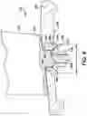 Fig. 07 - Airfoil shroud assembly using tenon with externally threaded stud and nut