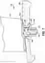 Fig. 08 - Airfoil shroud assembly using tenon with externally threaded stud and nut