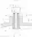 Fig. 01 - Pole cap with pressure connection element for pressure vessels