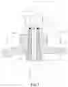 Fig. 02 - Pole cap with pressure connection element for pressure vessels