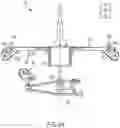 Fig. 15 - Wheel aligner with improved accuracy and no-stop positioning, using a drive direction calculation