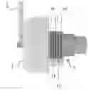 Fig. 01 - GAS ANALYZER WITH CHEMOCHROMIC SENSOR ASSEMBLY