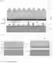 Fig. 03 - Diffusion sheet, laminated prism sheet, and laminated optical sheet