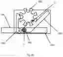 Fig. 13 - Adjustable support structure for display tile