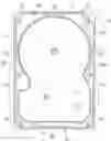 Fig. 01 - Disk device with gasket aligned with cover burrs