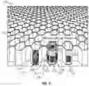 Fig. 04 - Multi-dimensional integrated circuit having multiple planes and memory architecture having a honeycomb or bee hive structure