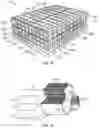 Fig. 10 - Multi-dimensional integrated circuit having multiple planes and memory architecture having a honeycomb or bee hive structure