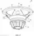 Fig. 04 - Loudspeaker frame having tapered spokes