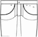 Fig. 01 - SLIMMING POCKET PANEL FOR JEANS