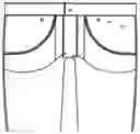 Fig. 02 - SLIMMING POCKET PANEL FOR JEANS