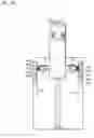 Fig. 10 - GAS SPRING DEVICE FOR ADJUSTING THE HEIGHT OF AN OFFICE CHAIR