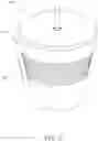 Fig. 12 - Integrated collapsible straw and receptacle system