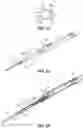 Fig. 13 - Smoke evacuation electrosurgical pencil with adjustable electrode and vent tube
