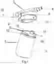 Fig. 02 - Filter unit for suction systems of dental equipment