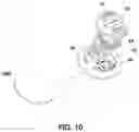 Fig. 19 - Device for displaying in response to a sensed motion